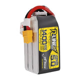 Tattu R-Line 5.0 - Batterie LiPo 6S 1400 mAh 150C XT60 : FPV 6S vue de côté
