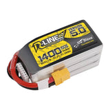 Tattu R-Line 5.0 - Batterie LiPo 6S 1400 mAh 150C XT60 : pack LiPo course connecteur XT60