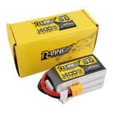 Tattu R-Line 5.0 - Batterie LiPo 6S 1400 mAh 150C XT60 : prise équilibrage JST XHR 6S