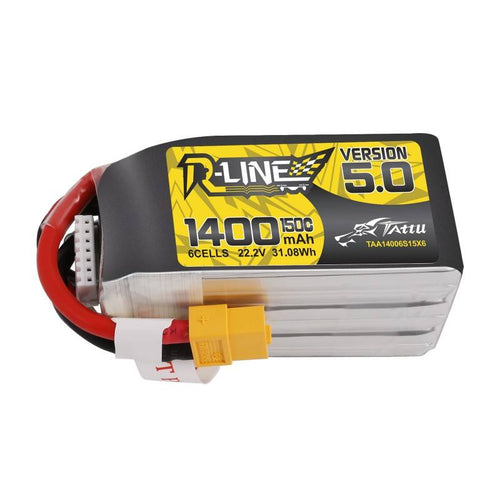 Tattu R-Line 5.0 - Batterie LiPo 6S 1400 mAh 150C XT60