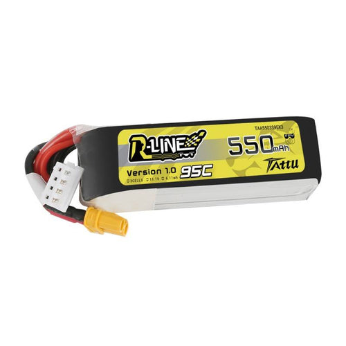 Tattu R-Line - Batterie LiPo 3S 550 mAh 95C XT30