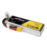 Tattu 3700 mAh 14,8 V 45C 4S1P - Batterie LiPo à prise XT60 : 3 700 mAh étiquette 45c
