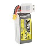 Tattu R-Line 650 mAh 14,8 V 95C 4S1P - Batterie LiPo à prise XT30 : 650 mAh fil équilibrage JST