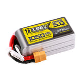 Tattu R-Line 5.0 - Batterie LiPo 1050 mAh 22,2 V 6S 150C XT60 : 1 050 mAh 6S vue de côté