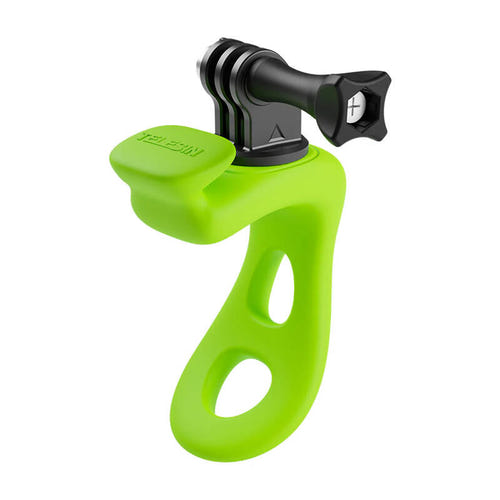 Telesin - Anneau de fixation silicone 360° pour caméras sport (vert)