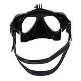 Telesin GP-DIV-GS2-BK - Masque de plongée avec fixation amovible pour caméra d'action : support caméra amovible