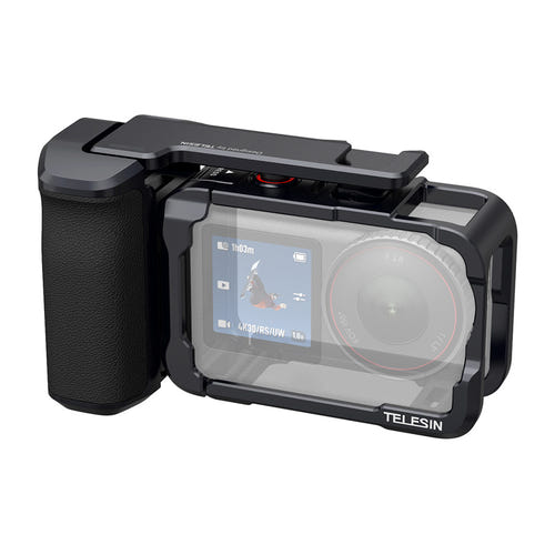 Telesin S6-FMS-36-TDJ - Boîtier aluminium avec poignée pour DJI Osmo Action 6