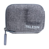 Telesin GP-CPB-902 - Étui de transport pour GoPro Hero 9/10/11/12 (gris) : zip robuste