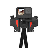 Telesin - Fixation casque repliable pour caméras sport (vue 2)