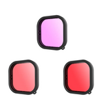 Telesin GP-FLT-904 - Kit de 3 filtres de plongée pour GoPro Hero 12 / 11 / 10 / 9