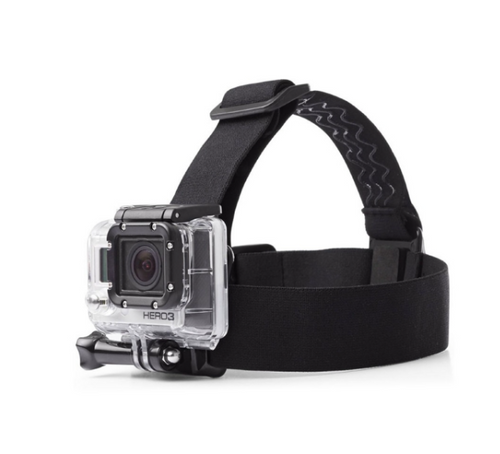 Telesin GP-HMS-T04 - Bandeau de tête pour GoPro Hero 8 / 7 / 6, Xiaomi YI et DJI Osmo Action : caméra action Telesin