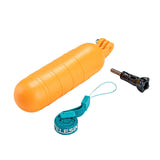Telesin GP-MNP-102 - Poignée flottante orange pour caméra d'action : dragonne poignet réglable