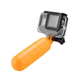 Telesin GP-MNP-102 - Poignée flottante orange pour caméra d'action : surface antidérapante main mouillée