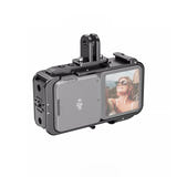 Telesin OA-FMS-003 - Cage métallique de protection pour DJI Action 2 : montage vertical caméra