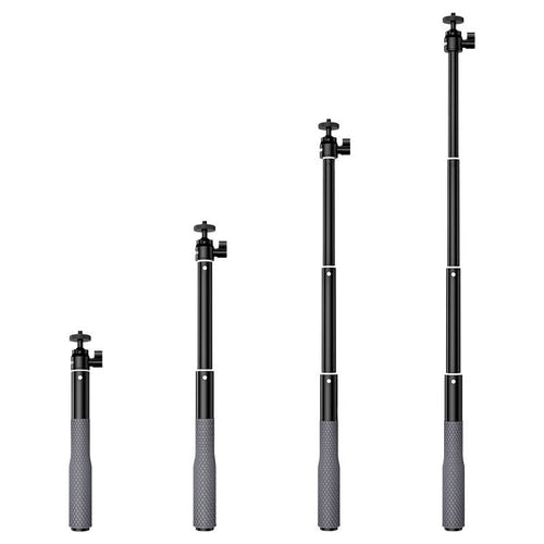Telesin WSS-001 - Perche à selfie 232 à 654 mm avec rotule pour caméra d'action : poignée silicone antidérapante