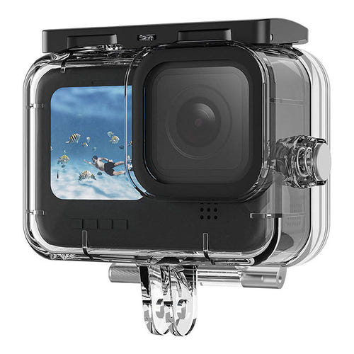 Telesin GP-WTP-905 - Kit caisson étanche 45 m pour GoPro Hero 12 / 11 / 10 / 9 : complet plongée Telesin