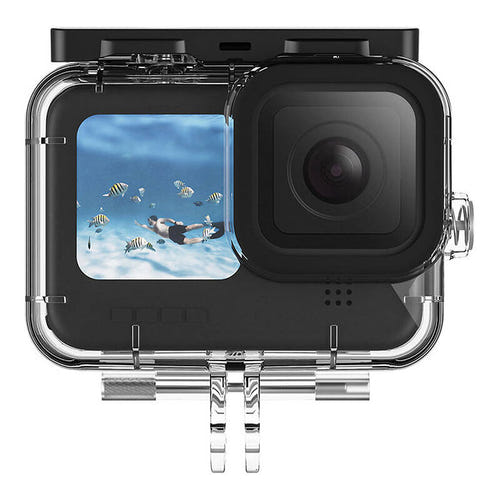 Telesin GP-WTP-905 - Kit caisson étanche 45 m pour GoPro Hero 12 / 11 / 10 / 9 : portes arrière interchangeables