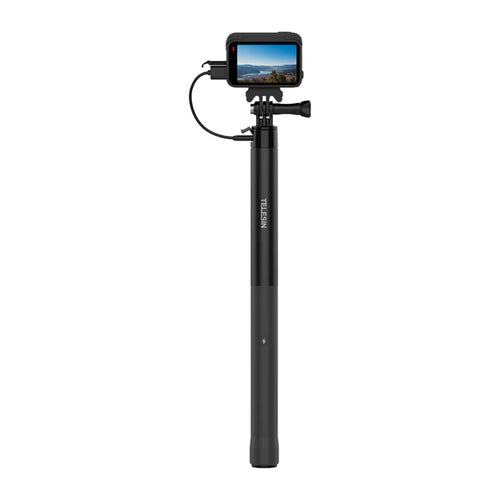 Telesin S1-CSS-05 - Perche selfie 102 cm avec batterie externe 5000 mAh