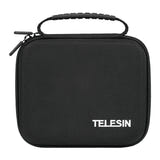 Telesin - Sacoche de rangement EVA pour DJI Osmo Pocket 3 (noir) : intérieur compartimenté