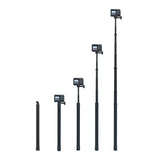 Telesin GP-MNP-270-02 - Perche selfie carbone 2,7 m pour caméra d'action : repliée 40 cm