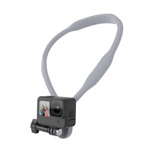 Telesin TE-HNB-001 - Tour de cou avec fixation pour caméras d'action et smartphones : support épaules mains libres