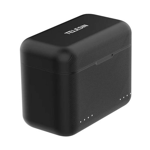 Telesin S0-BCG-07-TIS - Chargeur double avec rangement cartes pour Insta360 X4