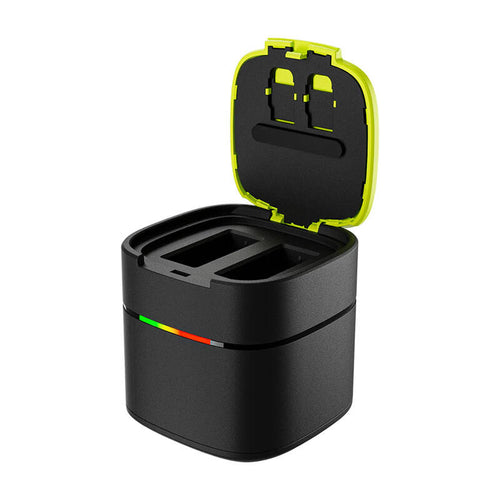 Telesin FCC-001 - Boîtier de charge rapide double pour GoPro Hero 12 / 11 / 10 / 9 (vue 1)