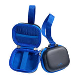 Telesin S6-PRC-24BK DisAdv - Mini étui de transport EVA pour caméras d'action, noir et bleu : intérieur doublure poche filet