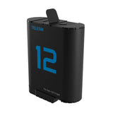 Telesin S0-ECB-02-TGP - Batterie 1750 mAh bleue pour GoPro Hero 12 / 11 / 10 / 9 : secours compacte