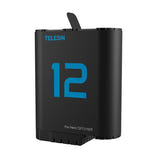 Telesin S0-ECB-02-TGP - Batterie 1750 mAh bleue pour GoPro Hero 12 / 11 / 10 / 9 : lithium