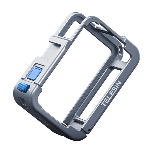 Telesin - Coque aluminium bleue pour DJI Osmo Action 5 / 4 / 3