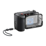 Telesin S6-FMS-22-TDJ - Coque de protection à poignée pour DJI Osmo Action 5 / 4 / 3 : cuir