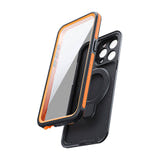 Telesin P4-WTP-01 - Coque étanche IP68 pour iPhone 15 Pro : bouchons ports étanches