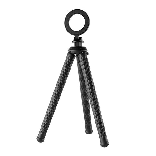Telesin - Trépied flexible magnétique pour smartphone (noir) : fixation smartphone aimant