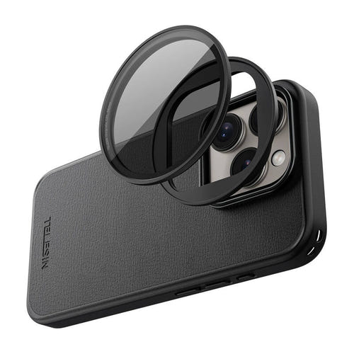 Telesin P10-FLT-01 - Filtre ND variable 58 mm ND2-ND32 pour iPhone 15 Pro / Pro Max