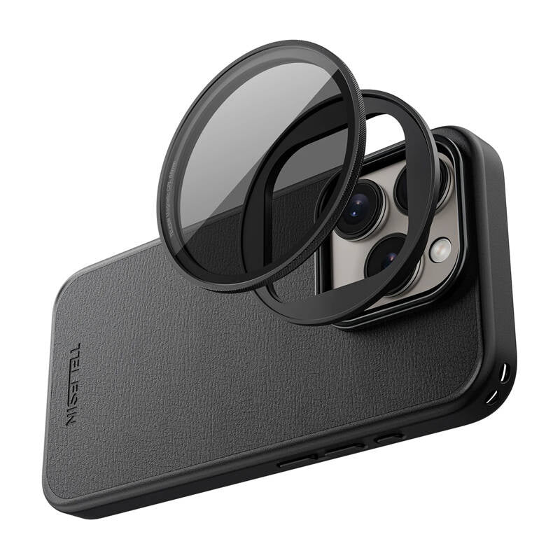 Telesin P10-FLT-01 - Filtre ND variable 58 mm ND2-ND32 pour iPhone 15 Pro / Pro Max - visuel 1