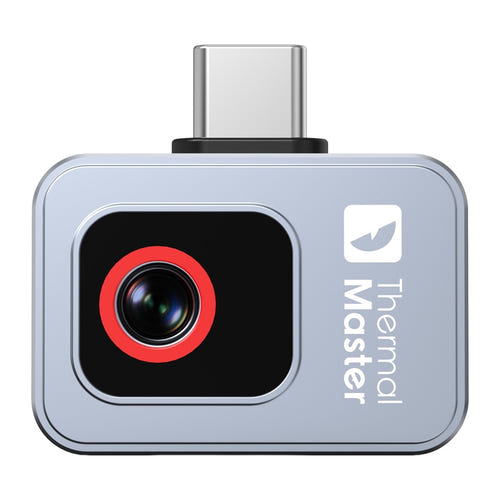 THERMAL MASTER P2 - Caméra thermique USB-C 256 x 192 pour Android : module branché sur smartphone
