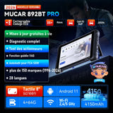THINKCAR 892BT PRO - outil de diagnostic OBD2 Bluetooth, 35 remises à zéro : présentation