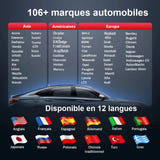 THINKCAR BD6 - lot de 10 scanners OBD2 Bluetooth, diagnostic tous systèmes : scanner OBD2 thinkcar bd6 lot atelier