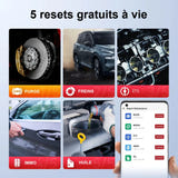 THINKCAR BD6 - lot de 10 scanners OBD2 Bluetooth : scanner OBD2 thinkcar bd6 boîtier ABS métal