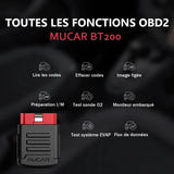 THINKCAR BT200 - lot de 50 outils de diagnostic OBD2 Bluetooth, application Mucar : de boîtiers