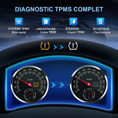 THINKCAR MUCAR T261 - outil TPMS capteurs de pneus, lot avec 4 VENU5 : boîtier