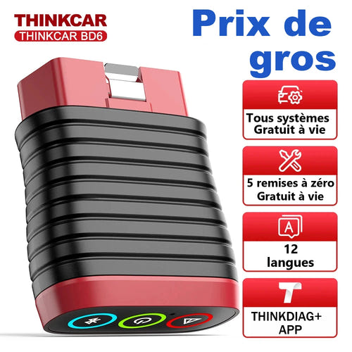 THINKCAR THINKDIAG MINI - Lot de 50 scanners OBD2 Bluetooth, sans abonnement : galerie 1