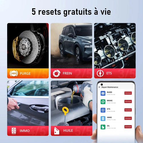 THINKCAR THINKDIAG MINI - Lot de 50 scanners OBD2 Bluetooth, sans abonnement : galerie 3