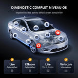 THINKCAR THINKSCAN 689BT - Valise de diagnostic OBD2, codage ECU et endoscope : Bluetooth mise à jour WiFi