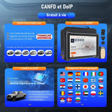 THINKCAR THINKSCAN 689BT - Valise de diagnostic pro, 34 réinitialisations, mises à jour à vie : compatibilité marques