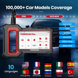 THINKCAR ThinkScan Plus S7 - lot de 5 valises de diagnostic OBD2, écran 5 pouces : valise diagnostic S7 vue de côté