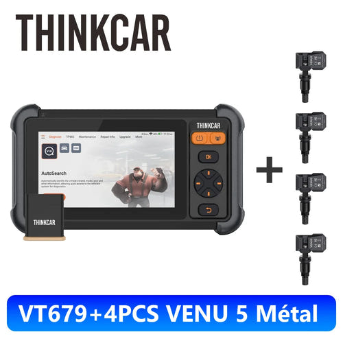 THINKCAR VT679 avec 4 capteurs VENU 5 - diagnostic tous systèmes et programmation TPMS - visuel 1
