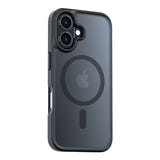 Torras Guardian-Mag - Coque iPhone 16 Plus antichoc MagSafe, noire : noir