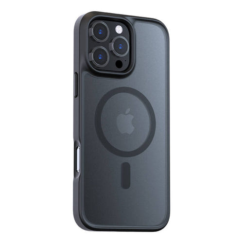 Torras Guardian-Mag - Coque iPhone 16 Pro Max antichoc MagSafe, noire : noir